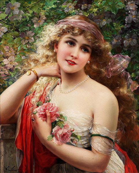 Emile Vernon La printemps oil painting image